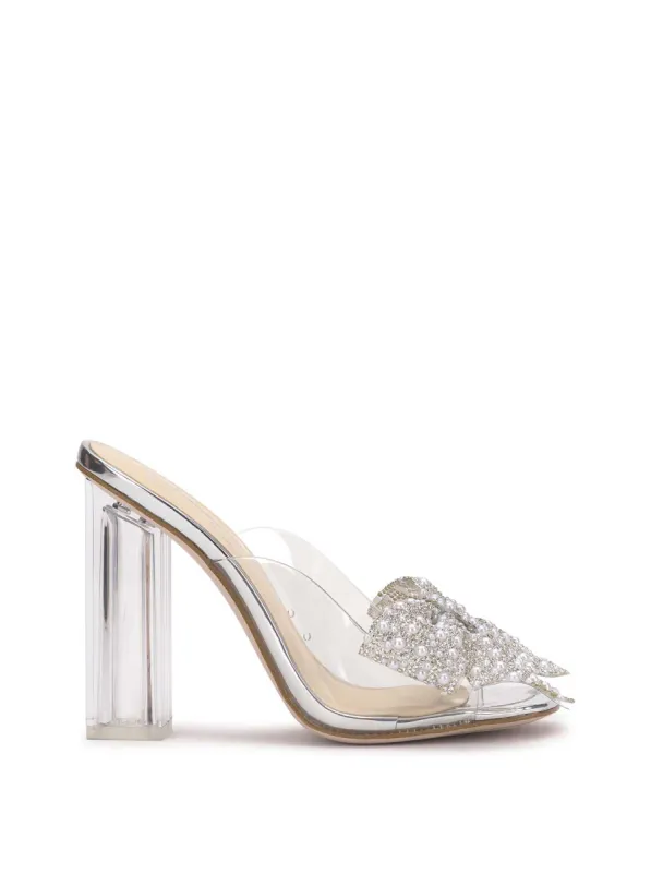 Saidah Block Heel in Clear sold by Jessica Simpson