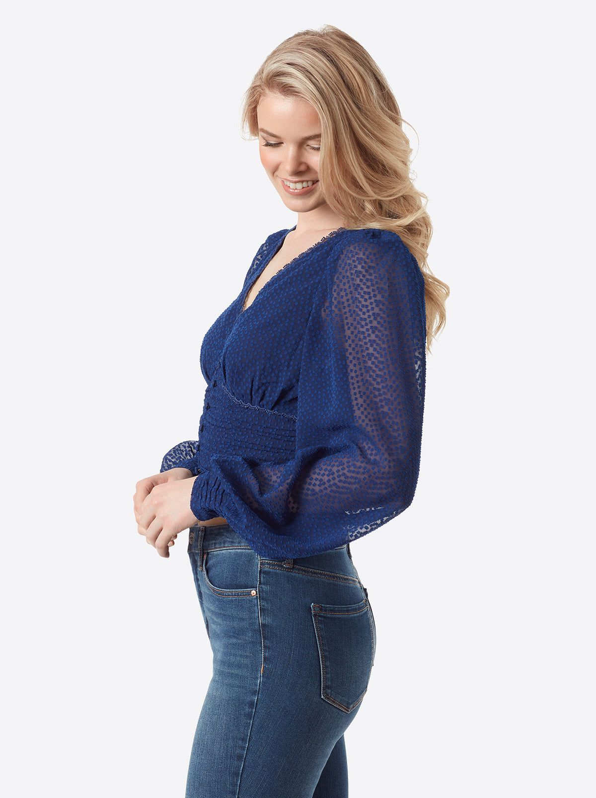 Larira Shirt in Ocean Cavern sold by Jessica Simpson product image thumbnail 2