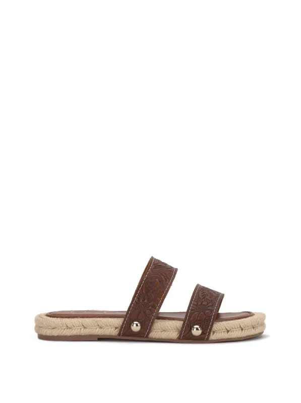 Jasdin Espadrille Sandal in Walnut sold by Jessica Simpson