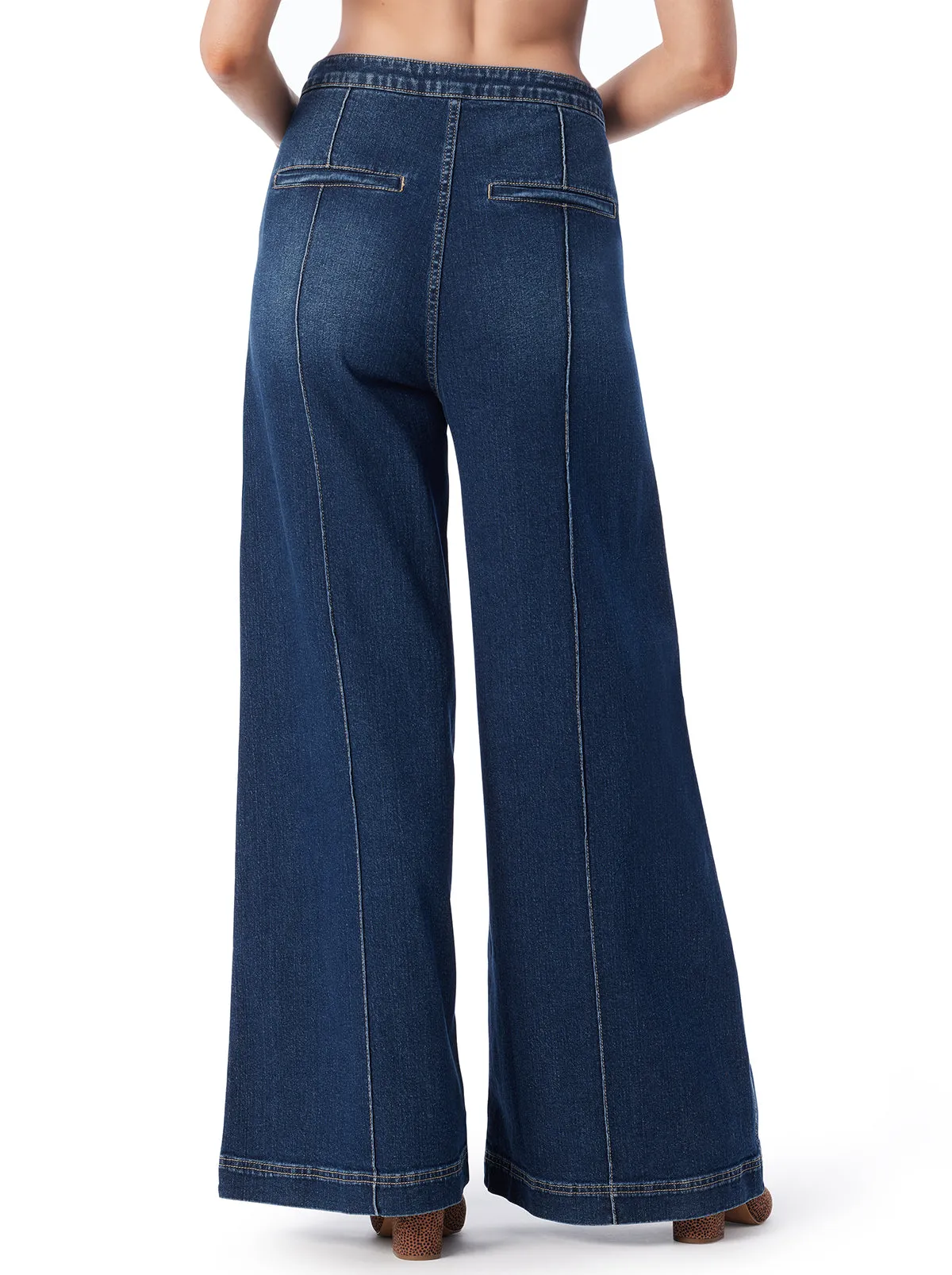 Spirit Super Wide Leg Jean in Soul Mate sold by Jessica Simpson product image thumbnail 5
