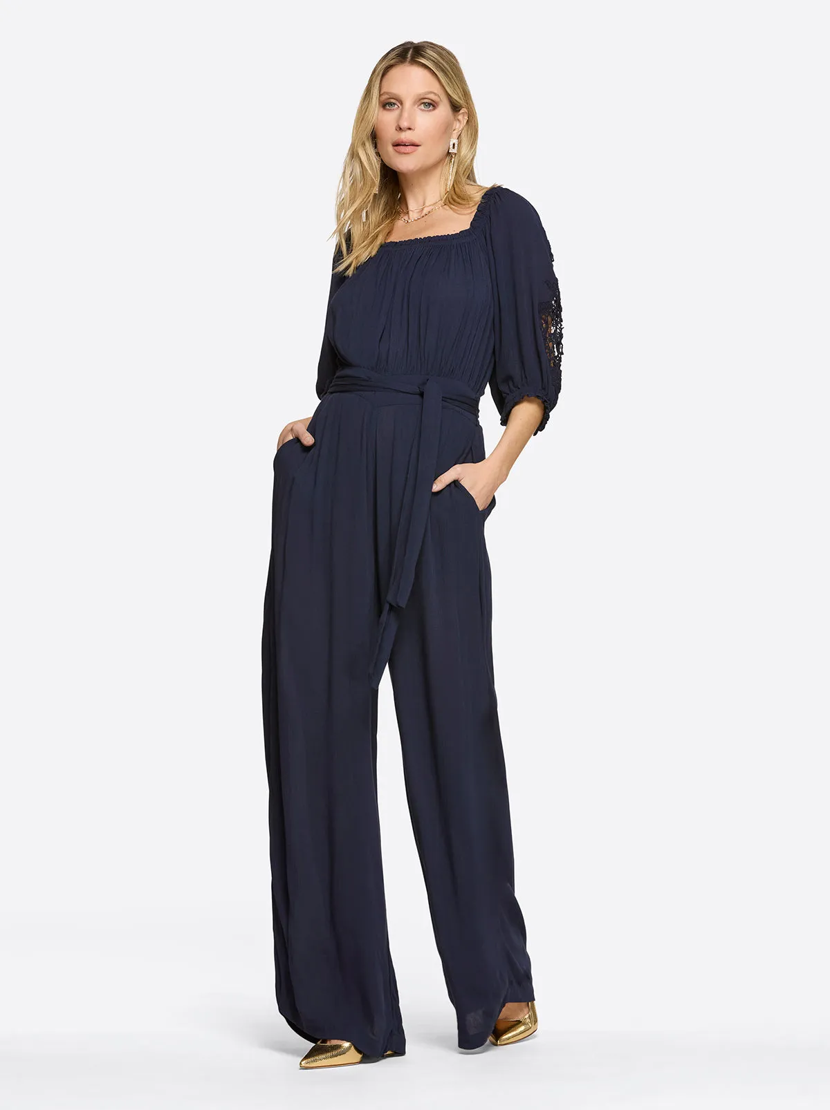 Nadia Jumpsuit in Night Sky sold by Jessica Simpson product image thumbnail 2