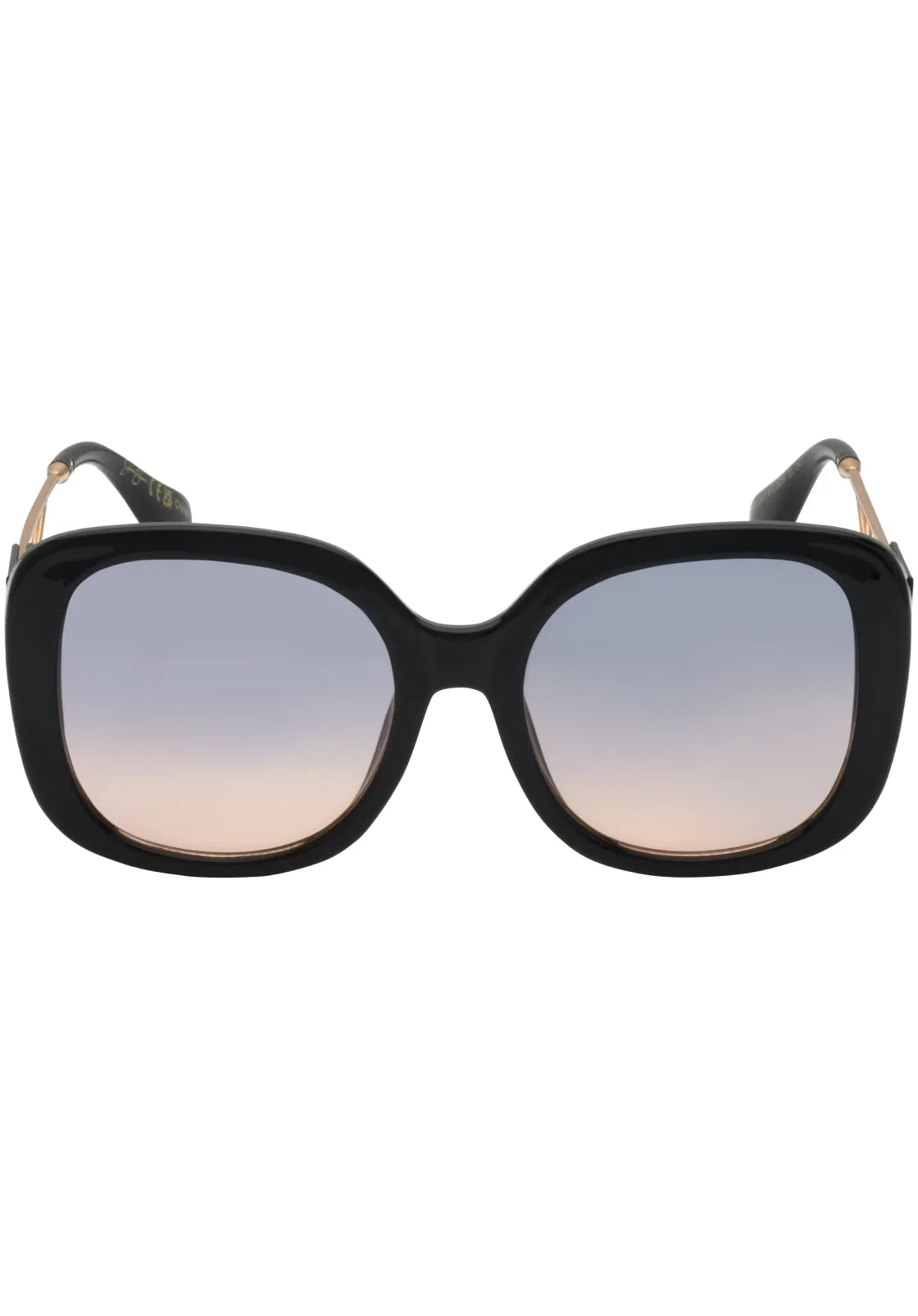 Oversized Oval Sunglasses in Black sold by Jessica Simpson product image thumbnail 2