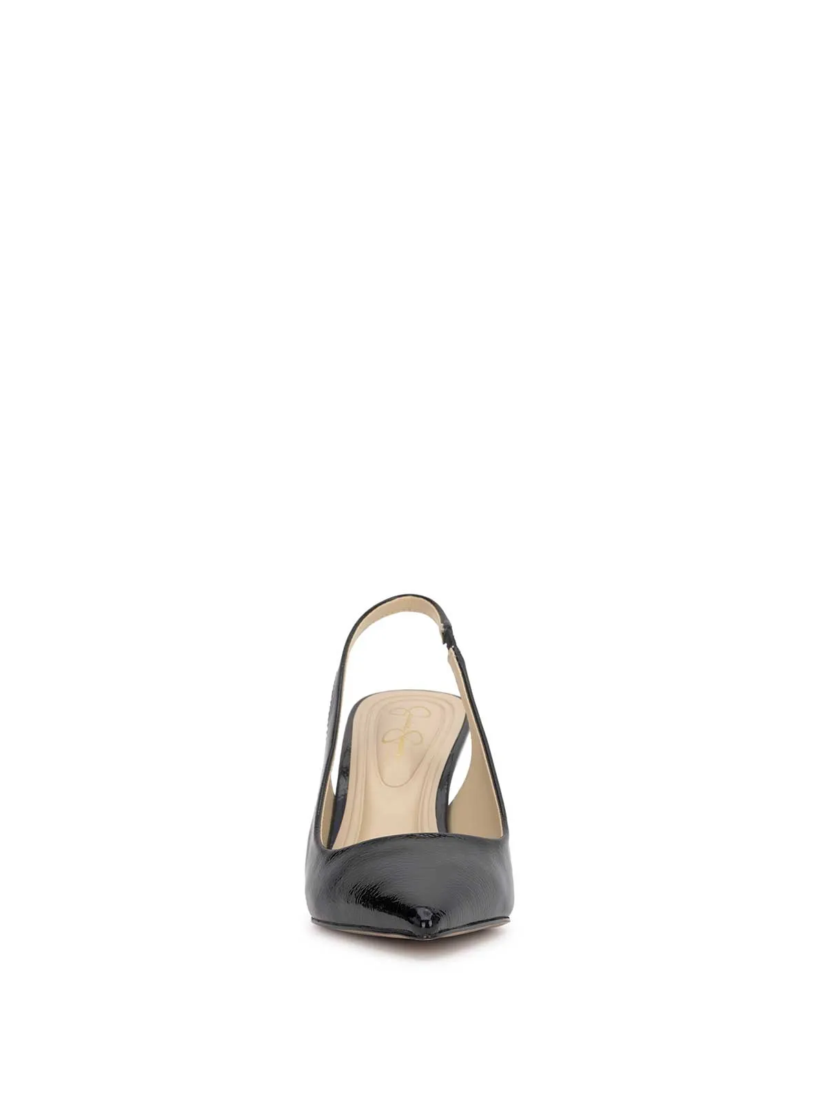 Souli Sling Back Heel in Black Patent sold by Jessica Simpson product image thumbnail 2