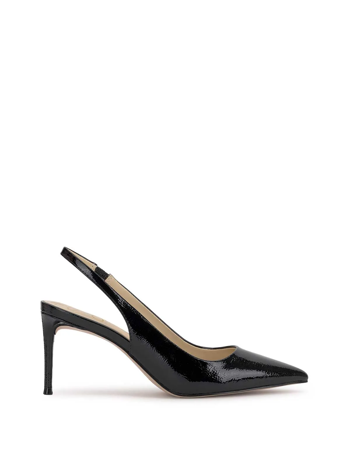 Souli Sling Back Heel in Black Patent sold by Jessica Simpson