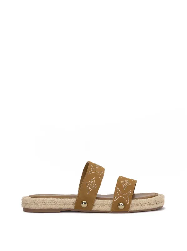 Jasdin Espadrille Sandal in Saddle Ranch sold by Jessica Simpson