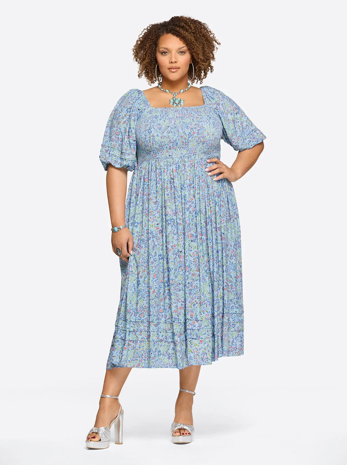 Simona Dress in Decorative Blossoms sold by Jessica Simpson product image thumbnail 2