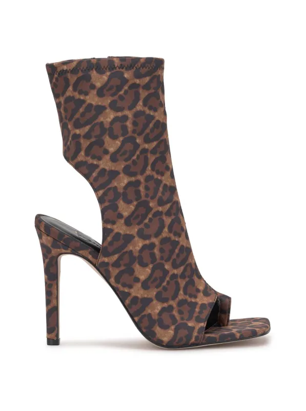 Ozoria High Heel Bootie in Leopard sold by Jessica Simpson