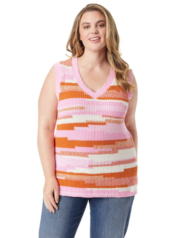 Shanti Tank in Peony Multi sold by Jessica Simpson