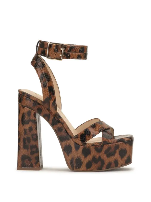 Beasley Platform Heel in Leopard sold by Jessica Simpson
