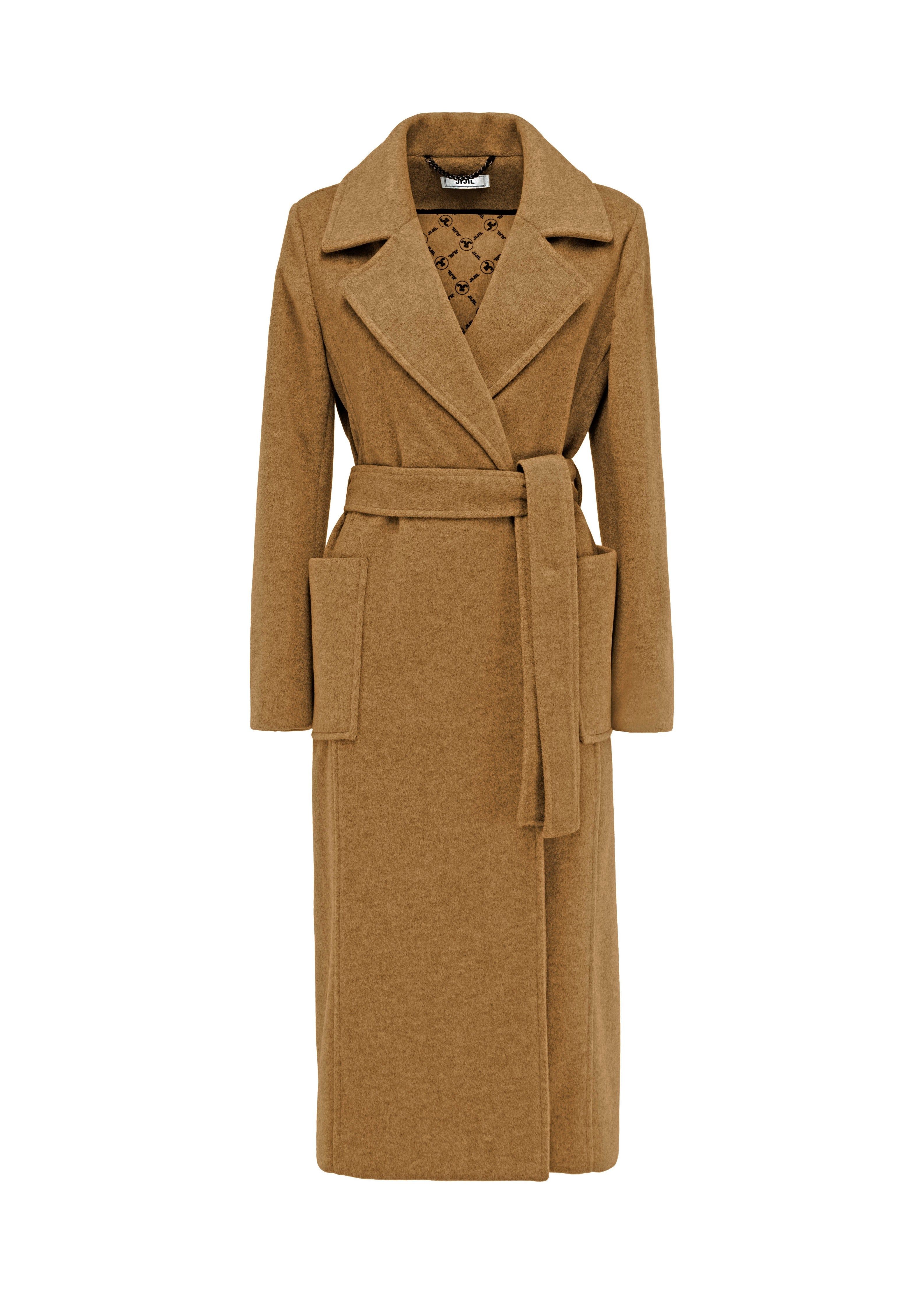 Cappotto lungo con cintura sold by Jijil