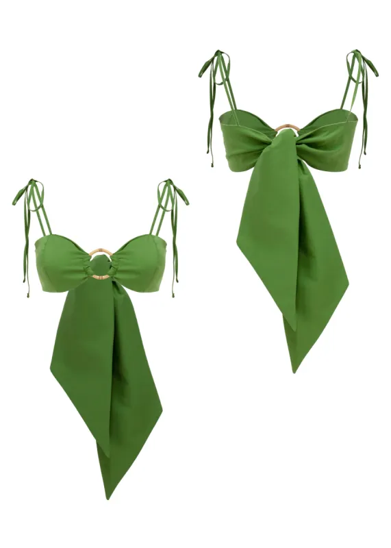 Crop top con maxi fiocco sold by Jijil