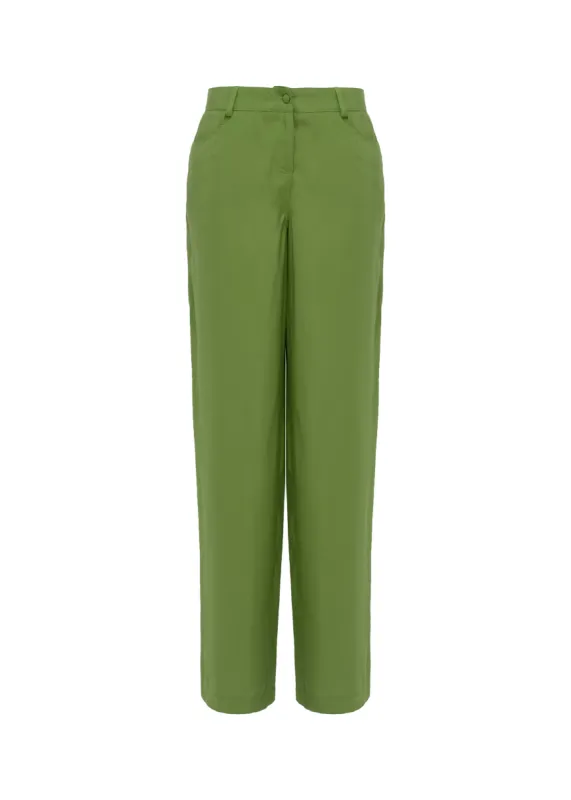 Pantalone ampio a vita alta sold by Jijil