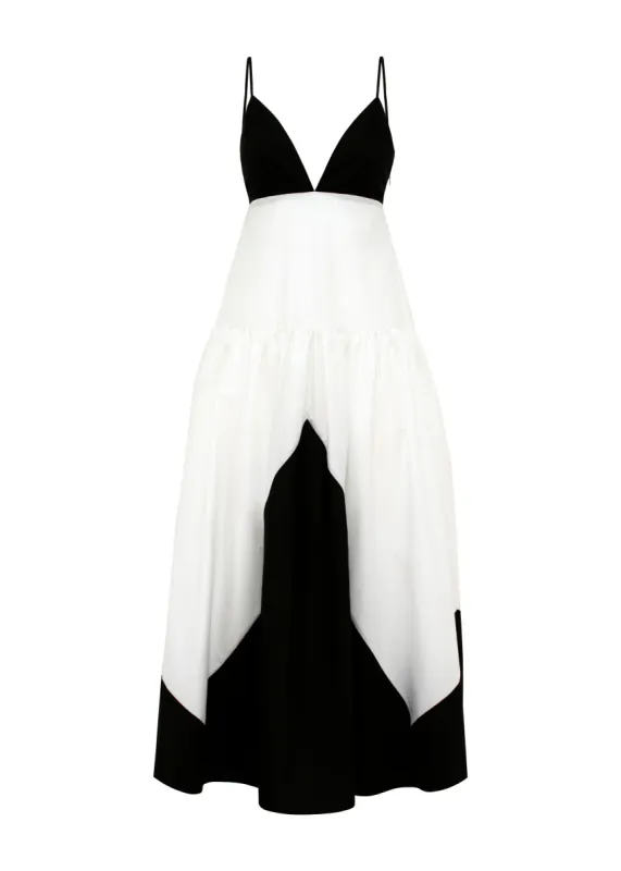 Abito lungo bicolore sold by Jijil