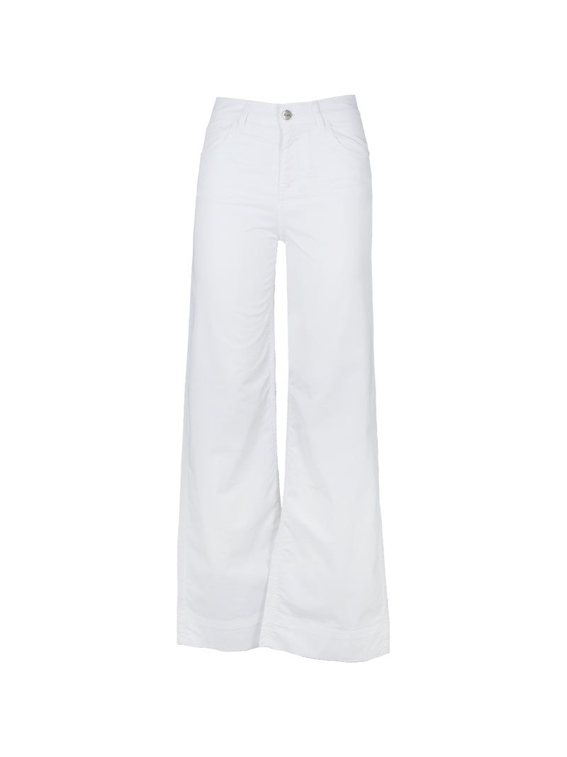 Pantalone denim a zampa sold by Jijil