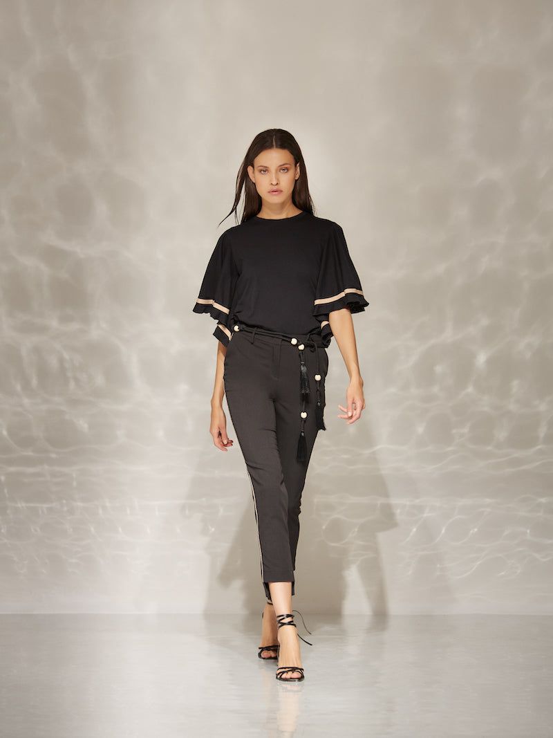 Blusa maniche corte volant sold by Jijil product image thumbnail 3