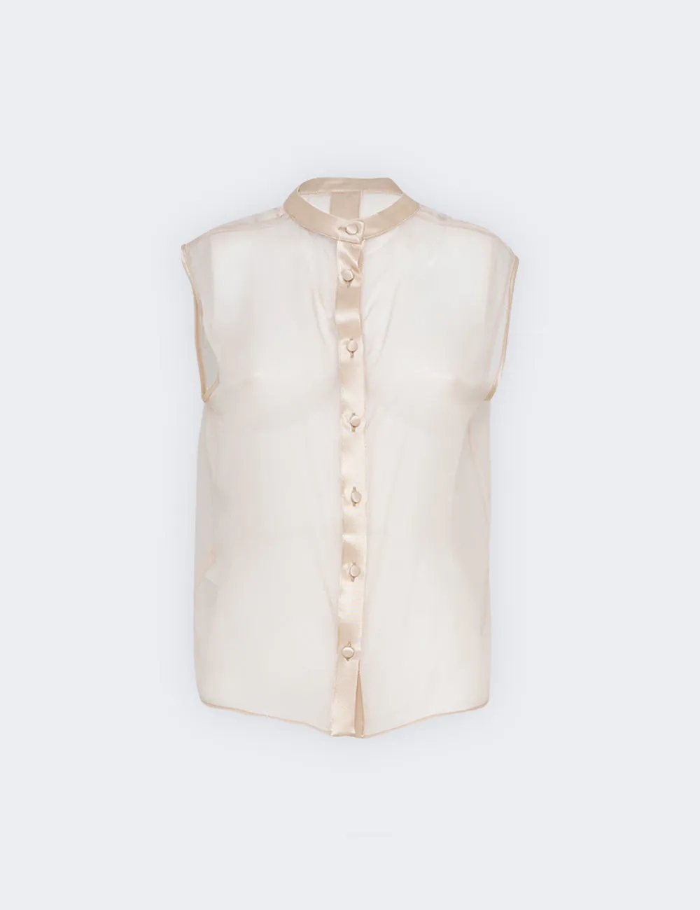 Blusa smanicata a collo alto sold by Jijil product image thumbnail 3