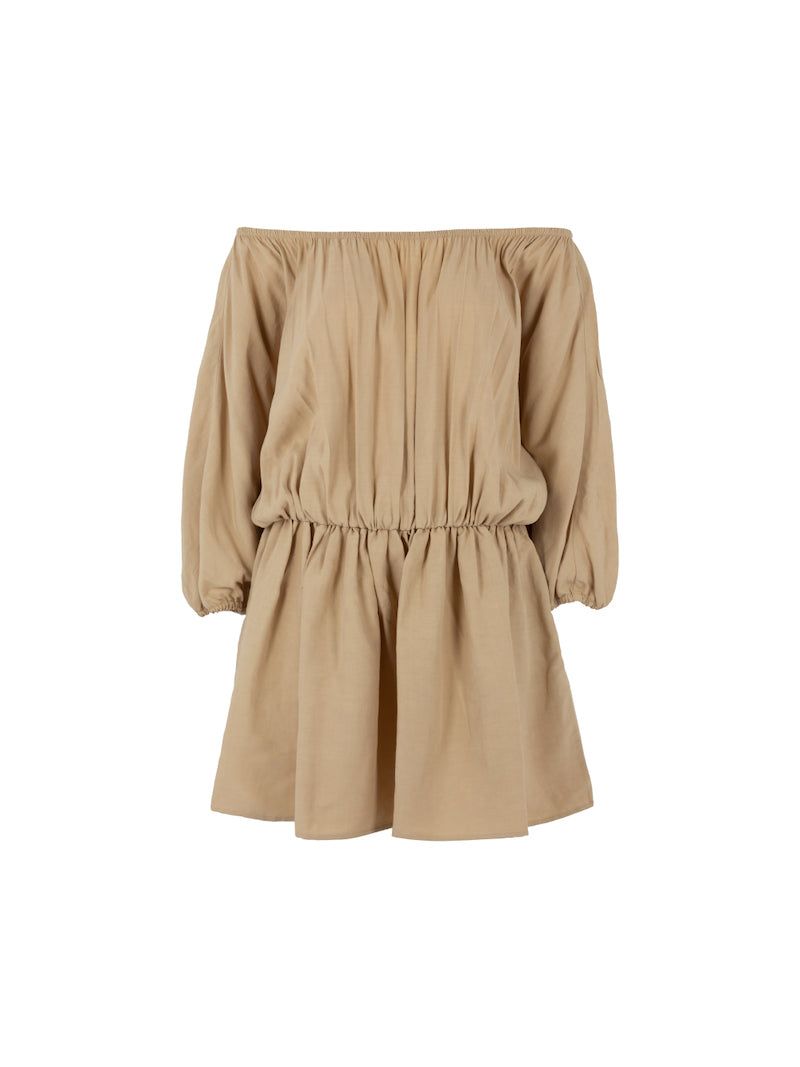 Abito mini con scollo bardot sold by Jijil