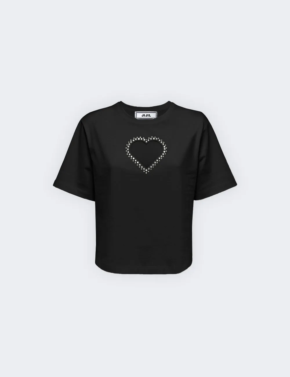 T-shirt con inserto a cuore sold by Jijil product image thumbnail 3