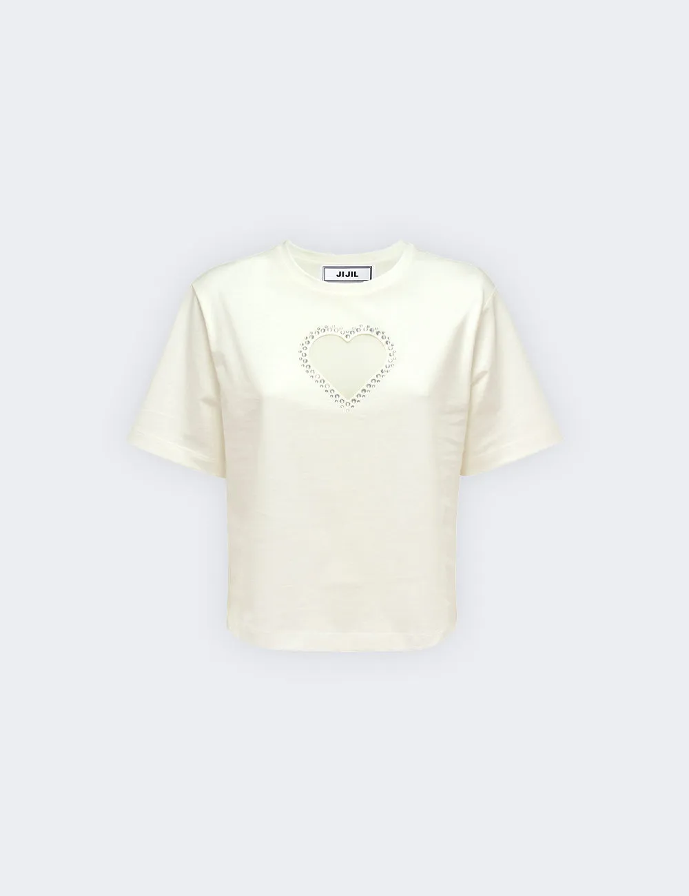 T-shirt con inserto a cuore sold by Jijil product image thumbnail 2