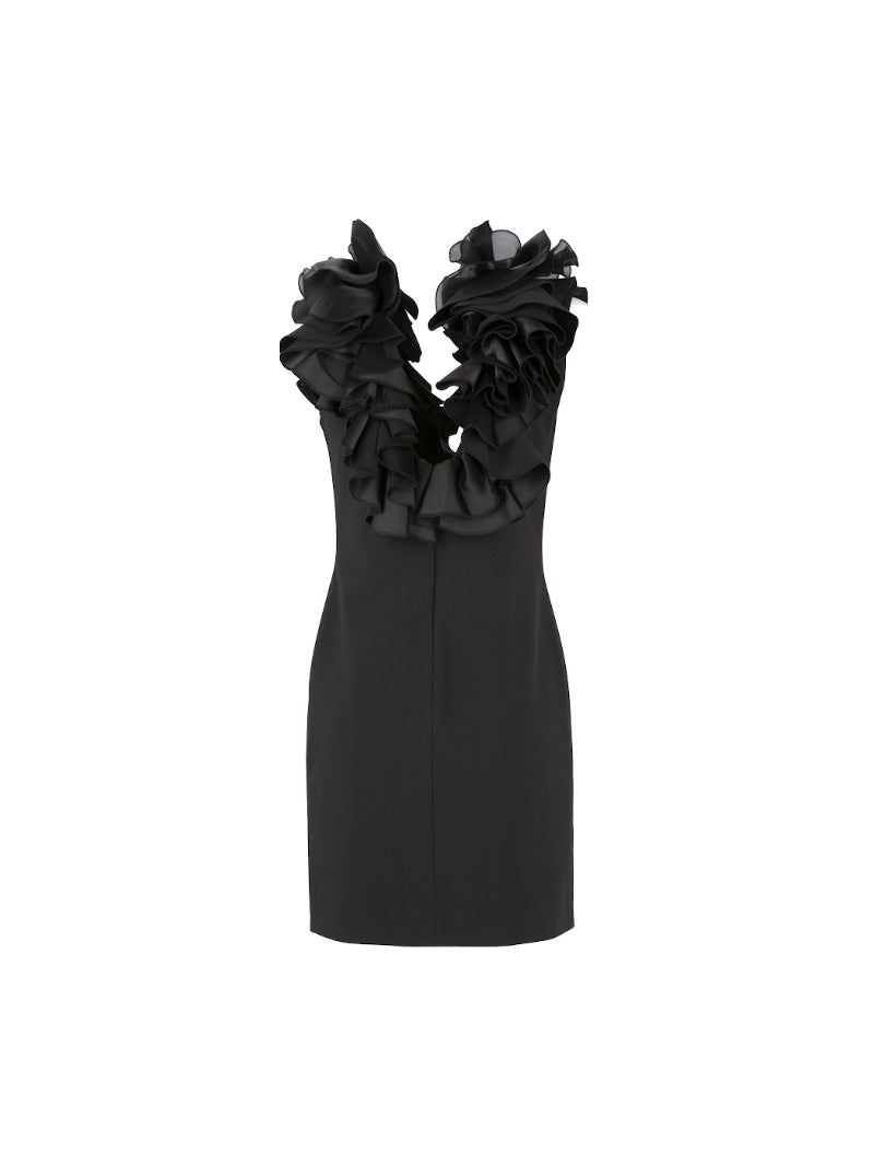 Tubino con scollo profondo e rouches sold by Jijil product image thumbnail 2