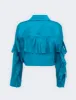 Giacca crop con frange sold by Jijil