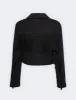 Giacca crop con frange sold by Jijil