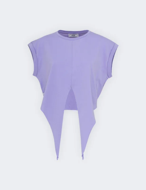 T-shirt con nodo in vita sold by Jijil