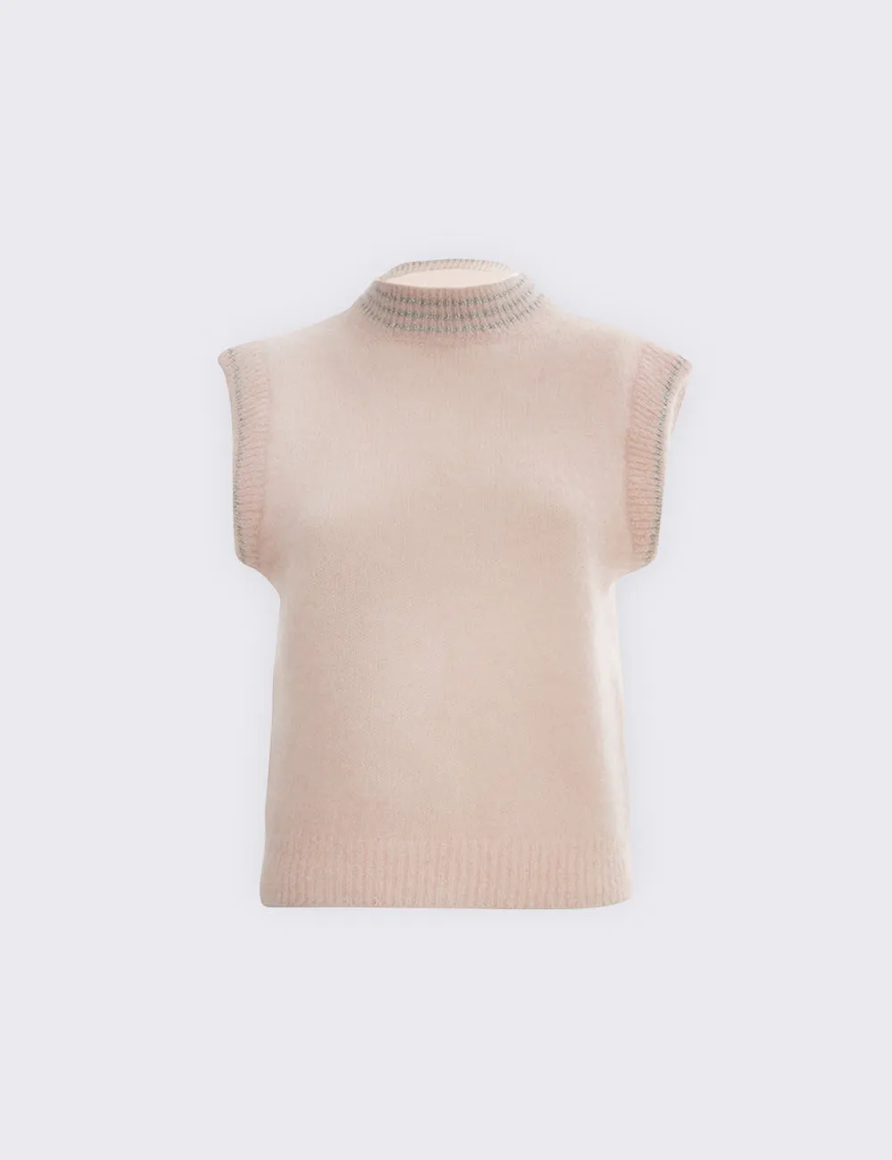 Maglia smanicata con collo alto sold by Jijil product image thumbnail 3
