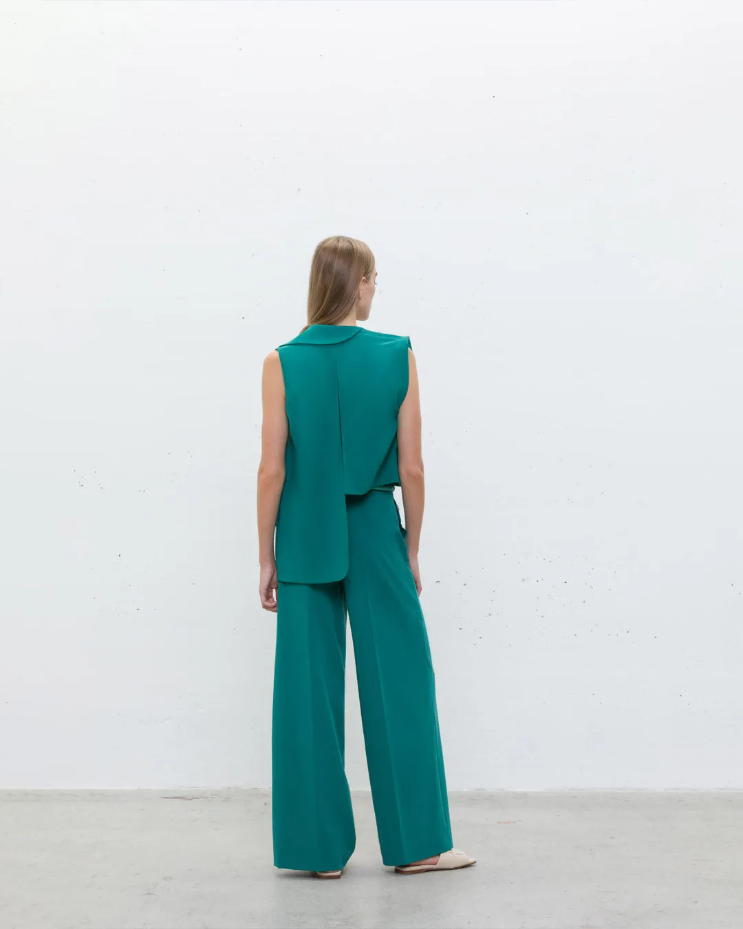 Pantalone a palazzo in cotone sold by Jijil product image thumbnail 2