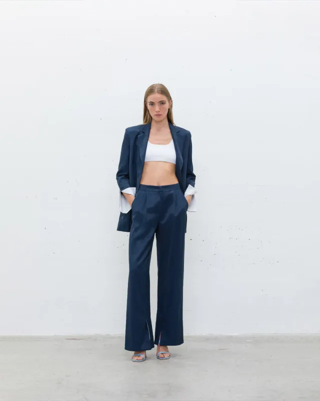 Giacca monopetto con dettaglio bicolore sold by Jijil