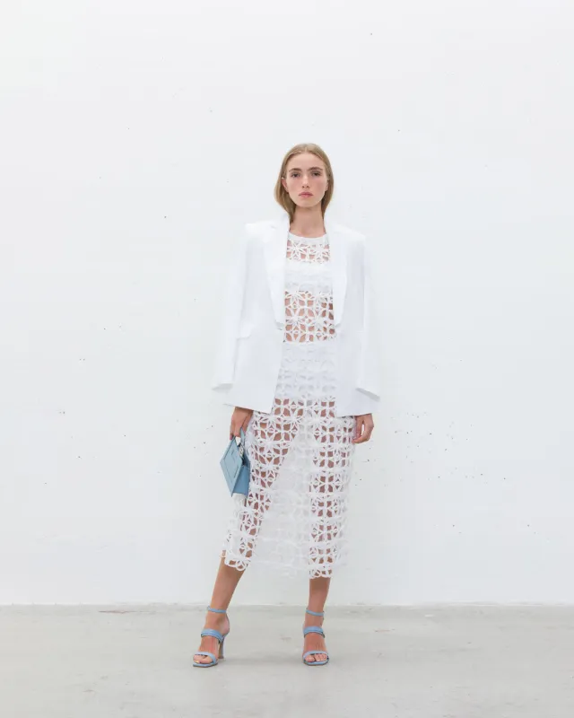 Abito midi traforato sold by Jijil