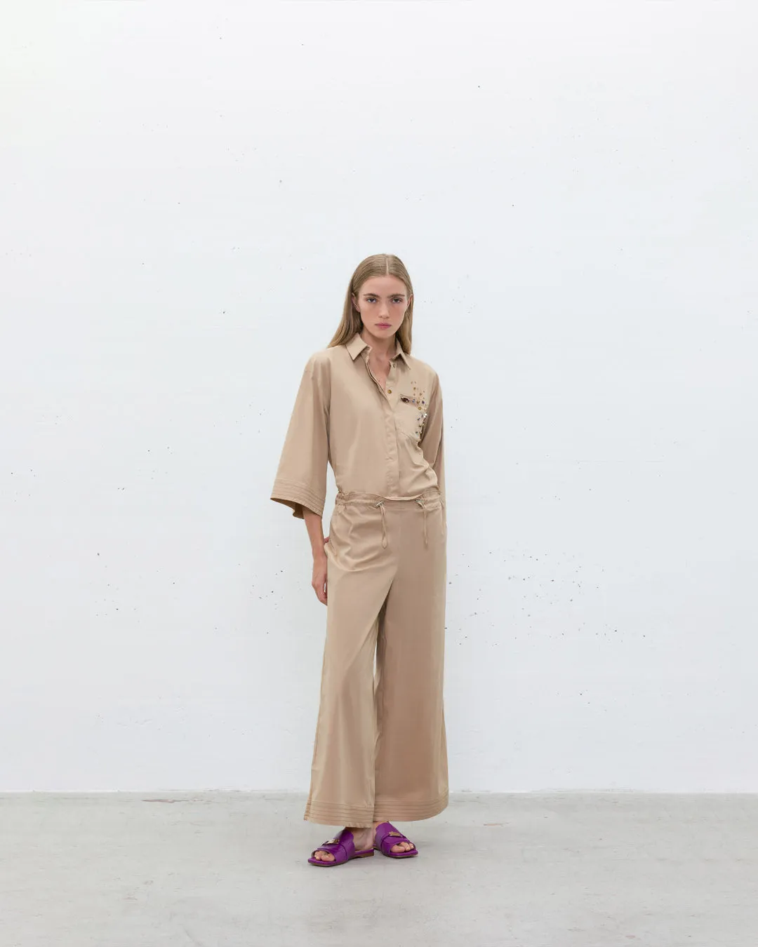 Camicia con manica 3/4 sold by Jijil