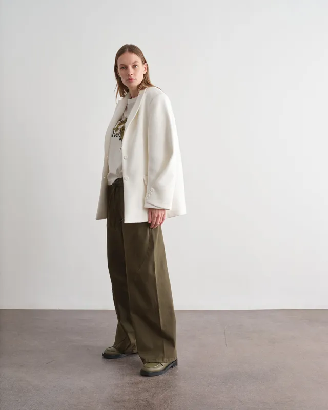 Blazer tinta unita in felpa sold by Jijil