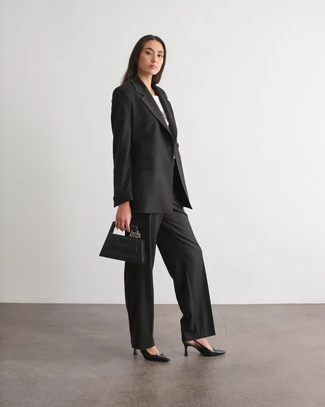 Giacca monopetto con revers classici sold by Jijil