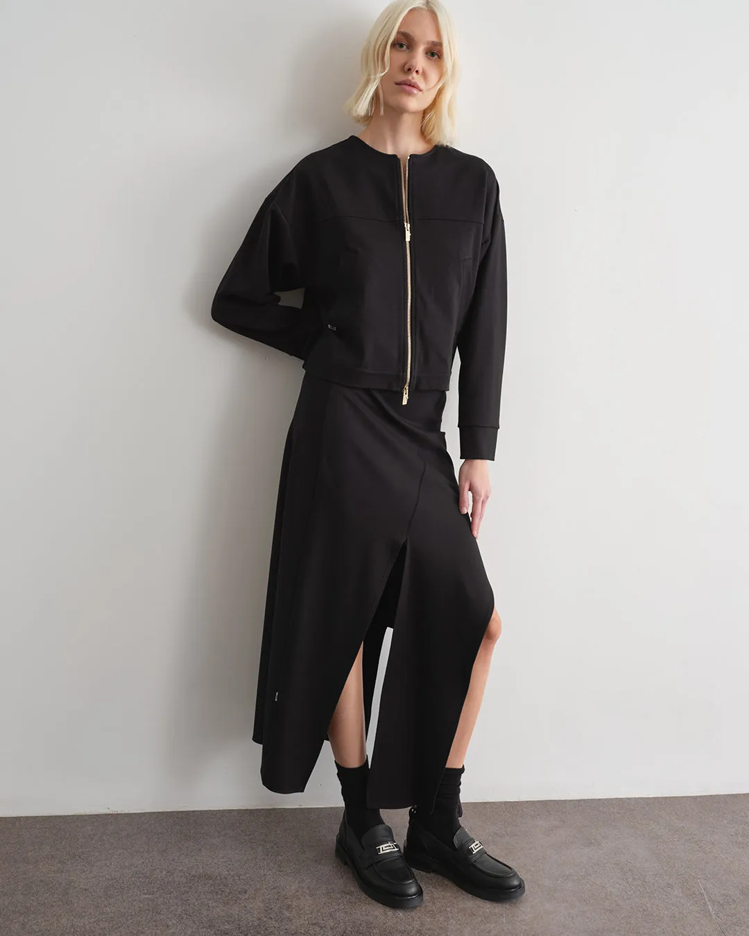 Gonna midi asimmetrica con spacchi sold by Jijil product image thumbnail 3