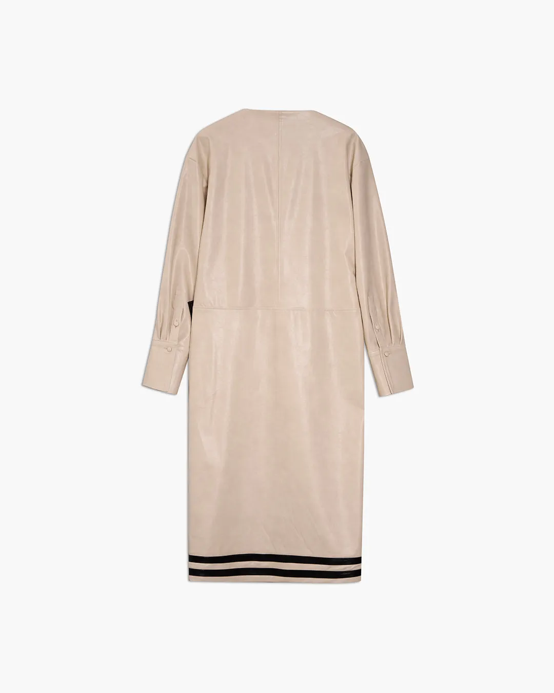 Abito midi in ecopelle bicolore sold by Jijil product image thumbnail 4