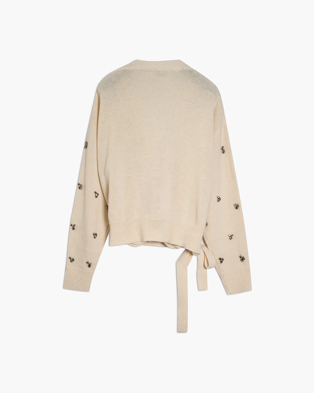 Cardigan incrociato con applicazione gioiello sold by Jijil product image thumbnail 4