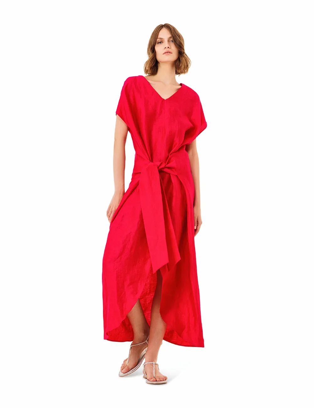 Abito in misto lino sold by Jijil