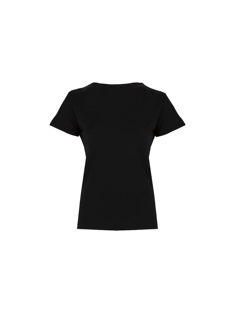 T-shirt nera con logo in rilievo sold by Jijil product image thumbnail 2