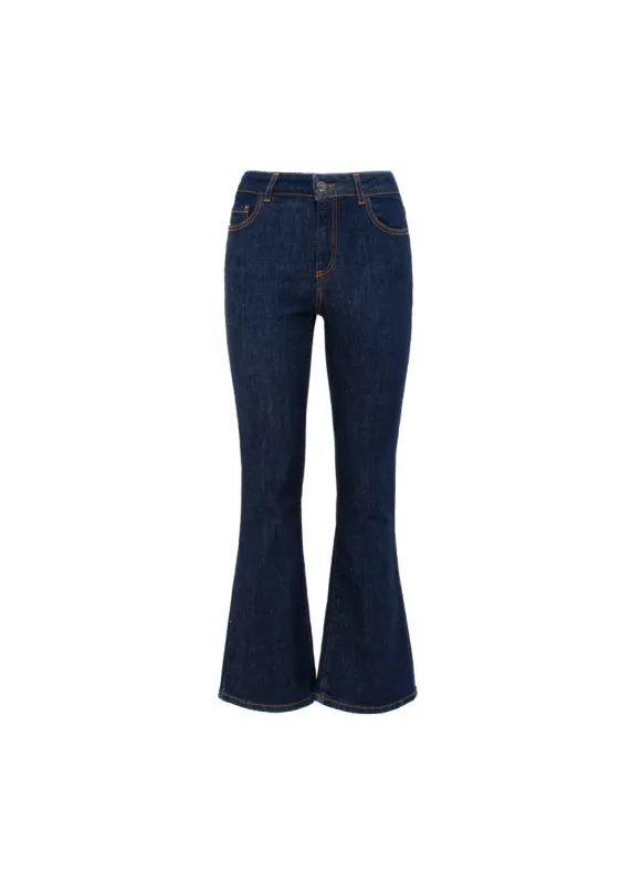 Jeans cropped flare sold by Jijil