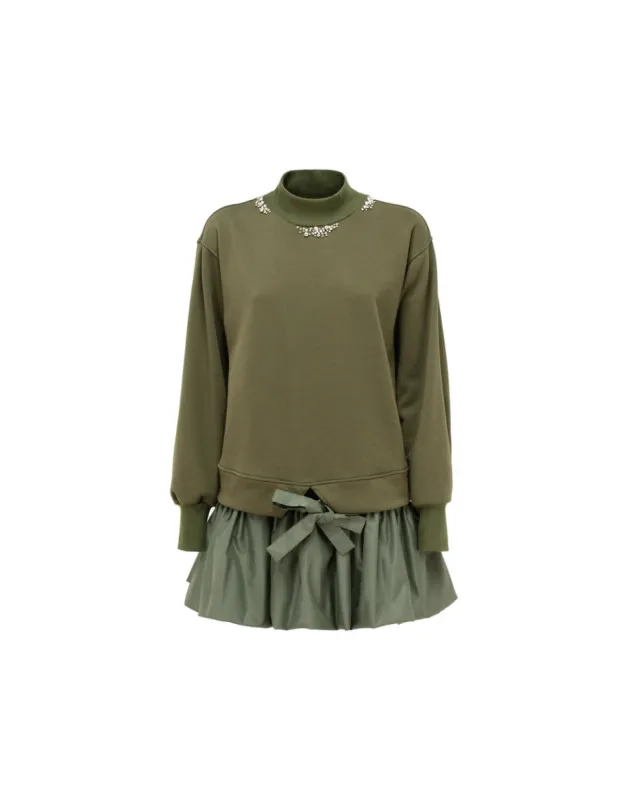 Mini abito in felpa nero sold by Jijil