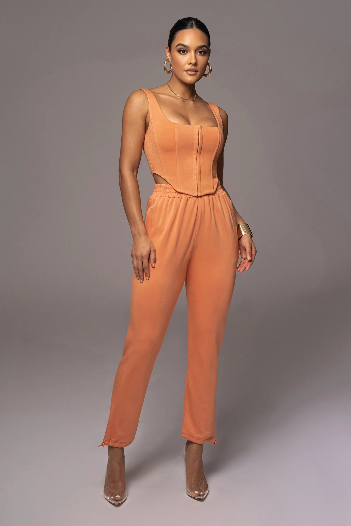 Orange No Limits Joggers sold by JLUXLABEL product image thumbnail 2