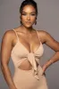 Tan Soulmate Cut Out Dress sold by JLUXLABEL