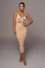 Tan Soulmate Cut Out Dress sold by JLUXLABEL