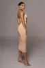 Tan Soulmate Cut Out Dress sold by JLUXLABEL