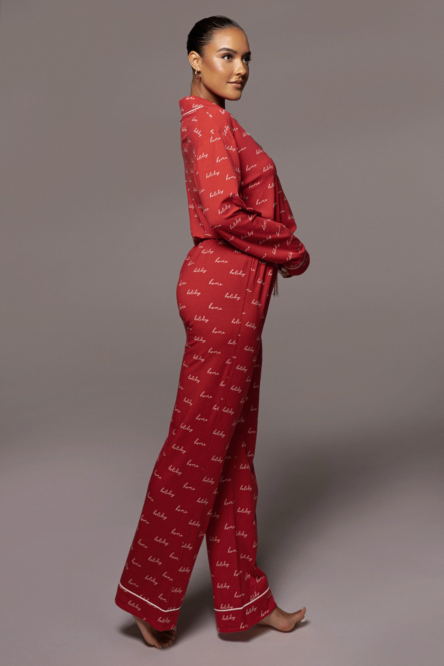 Home For The Holiday Adult Pajama Set sold by JLUXLABEL product image thumbnail 24