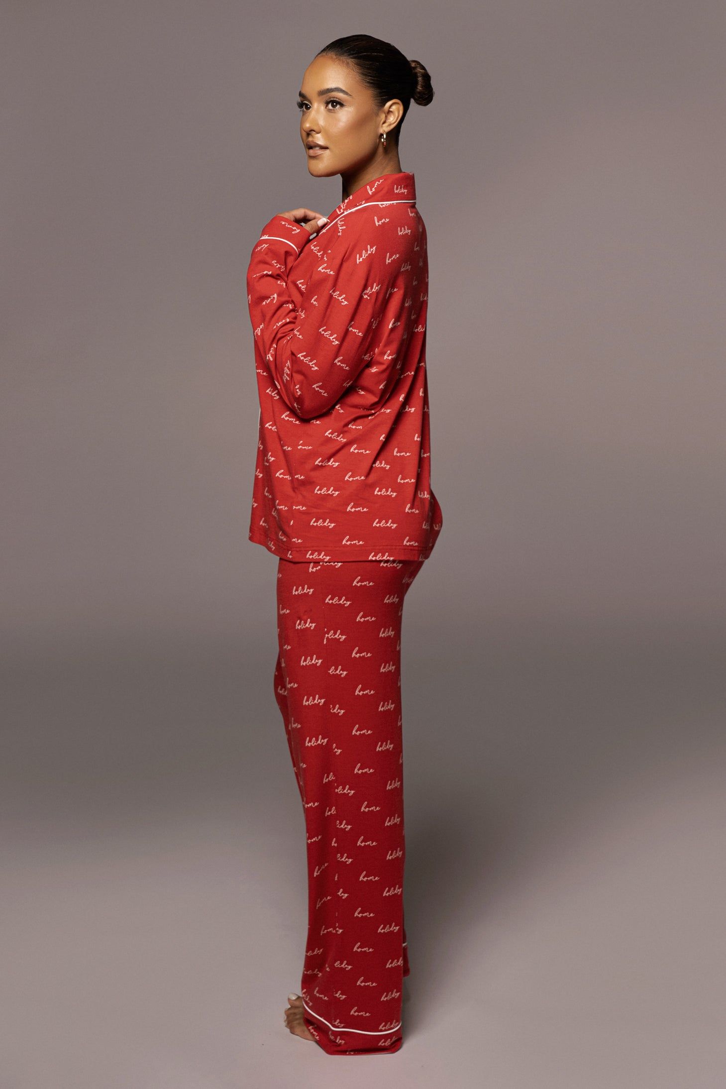 Home For The Holiday Adult Pajama Set sold by JLUXLABEL product image thumbnail 19
