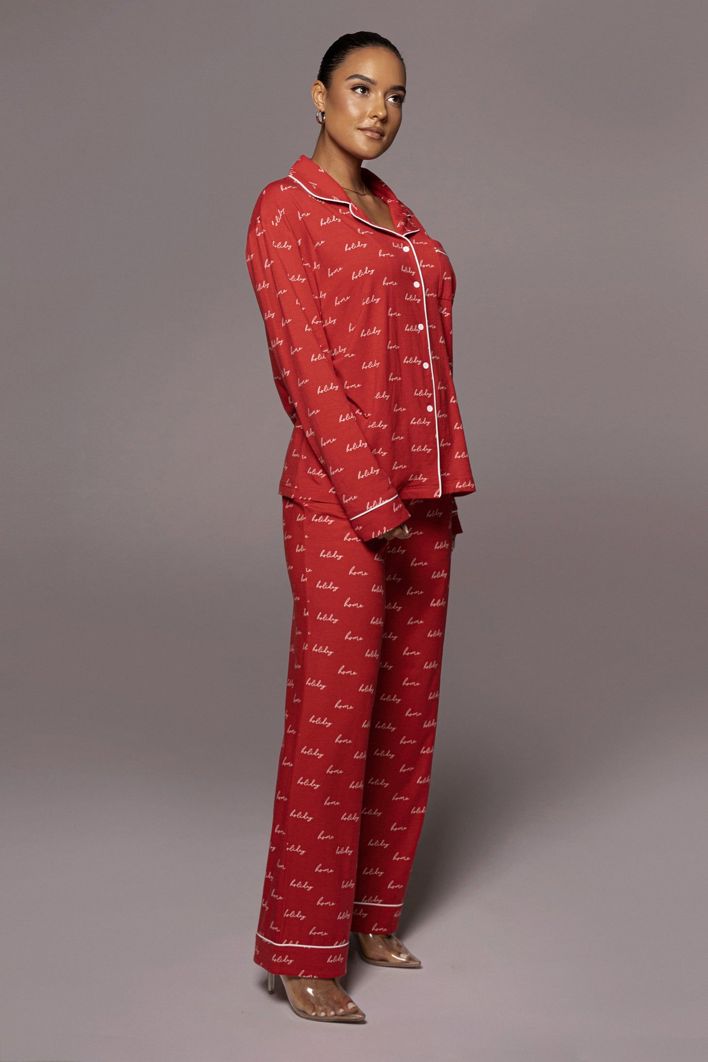 Home For The Holiday Adult Pajama Set sold by JLUXLABEL product image thumbnail 17
