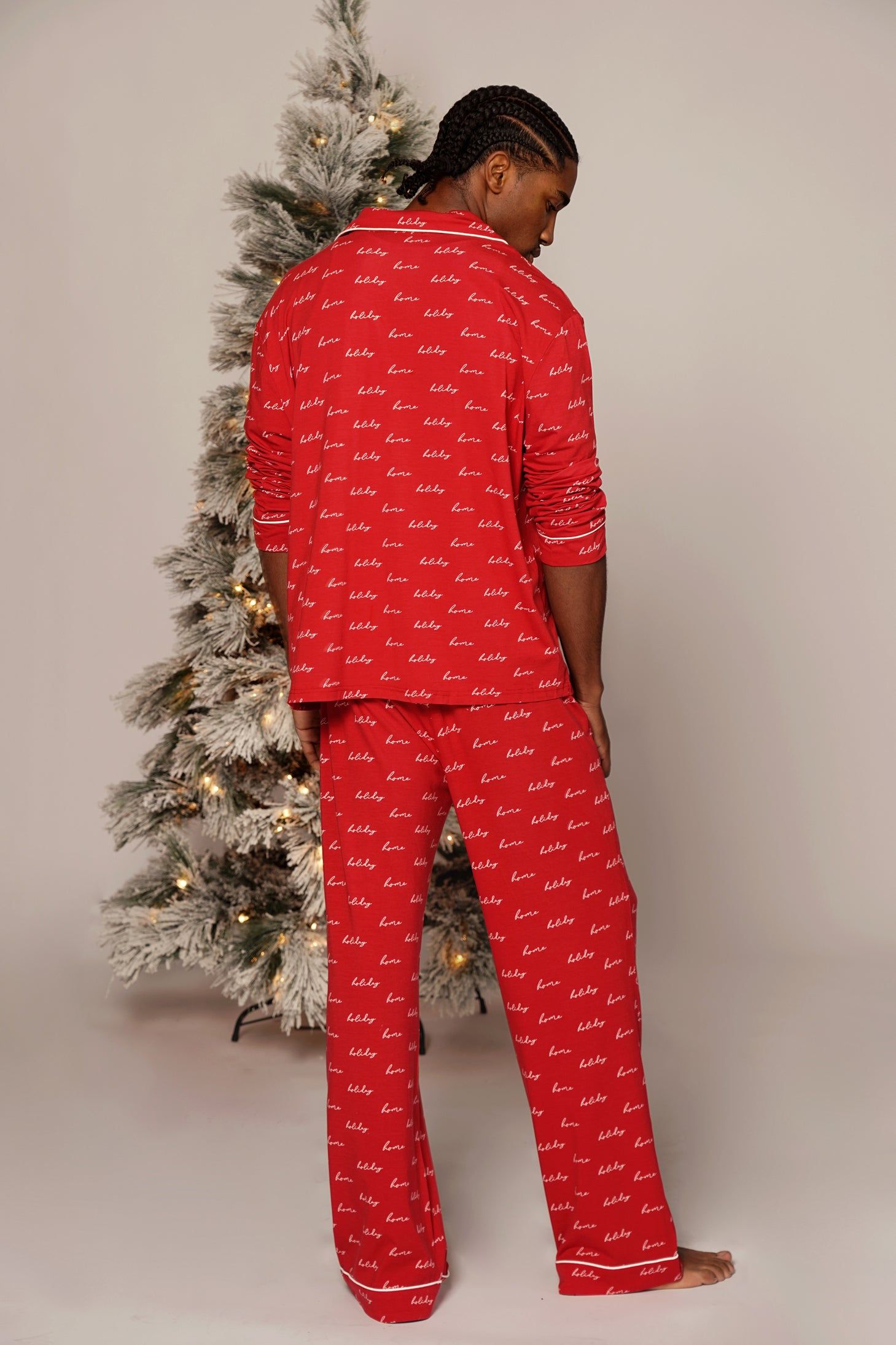 Home For The Holiday Adult Pajama Set sold by JLUXLABEL product image thumbnail 18