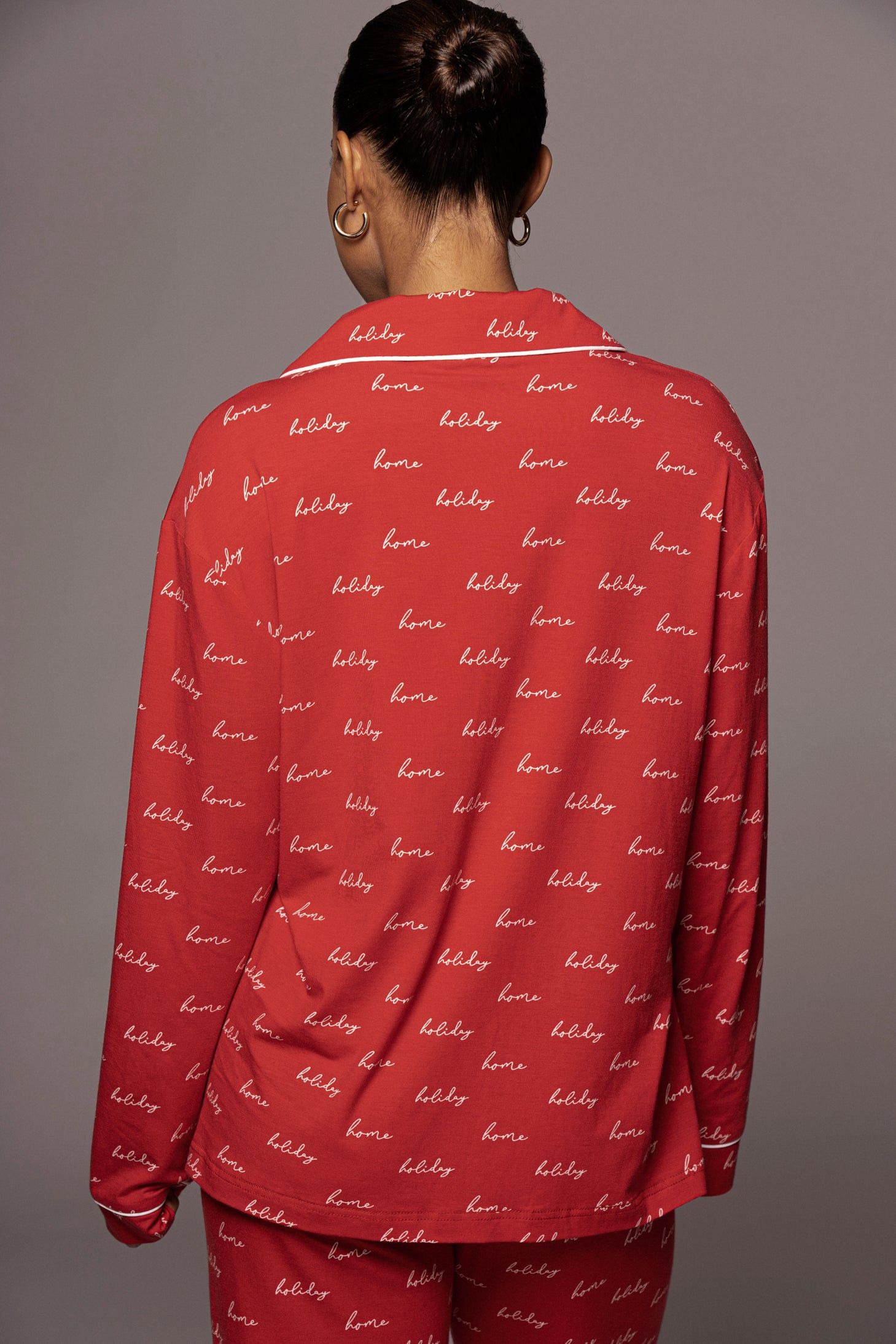 Home For The Holiday Adult Pajama Set sold by JLUXLABEL product image thumbnail 28